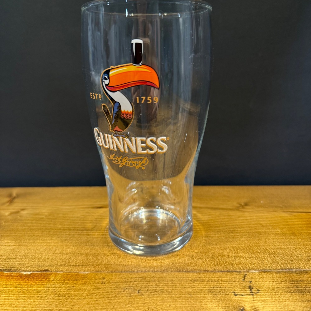 Guinness‎ Toucan Pint Glass 20oz Imperial Beer Glass Official Bar Pub Glass